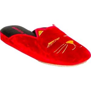Patricia Green kitty cat velvet slippers